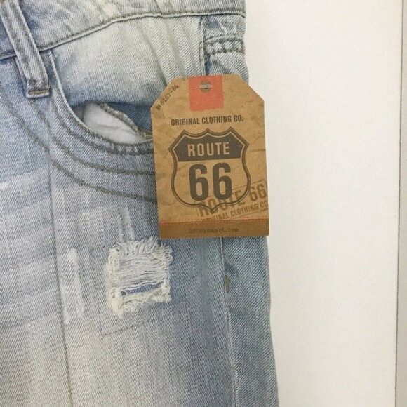 Route 66 Jeans Original Clothing Classic Fit Straight Distressed Size 10 New - Picture 8 of 12